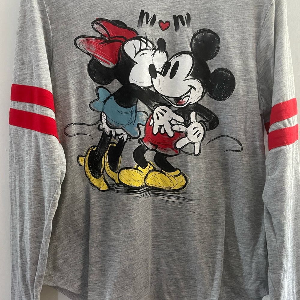 Vintage Mickey & Minnie Mouse long sleeve t-shirt Japan size M